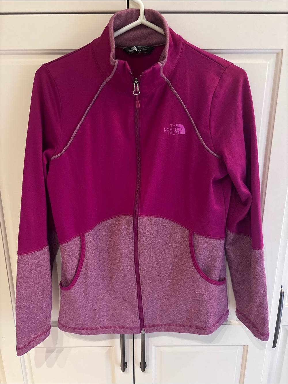 The North Face womens medium Pink Full-Zip Fleece Jacket